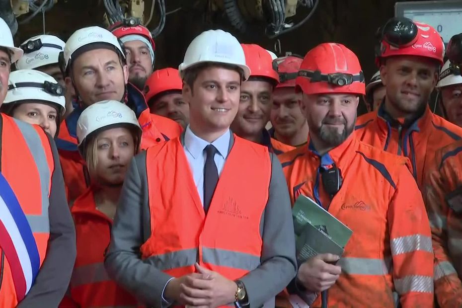 , « Ce projet immense va changer la face de ce territoire et de l&rsquo;Europe » : Gabriel Attal encense le chantier du tunnel Lyon-Turin en Savoie